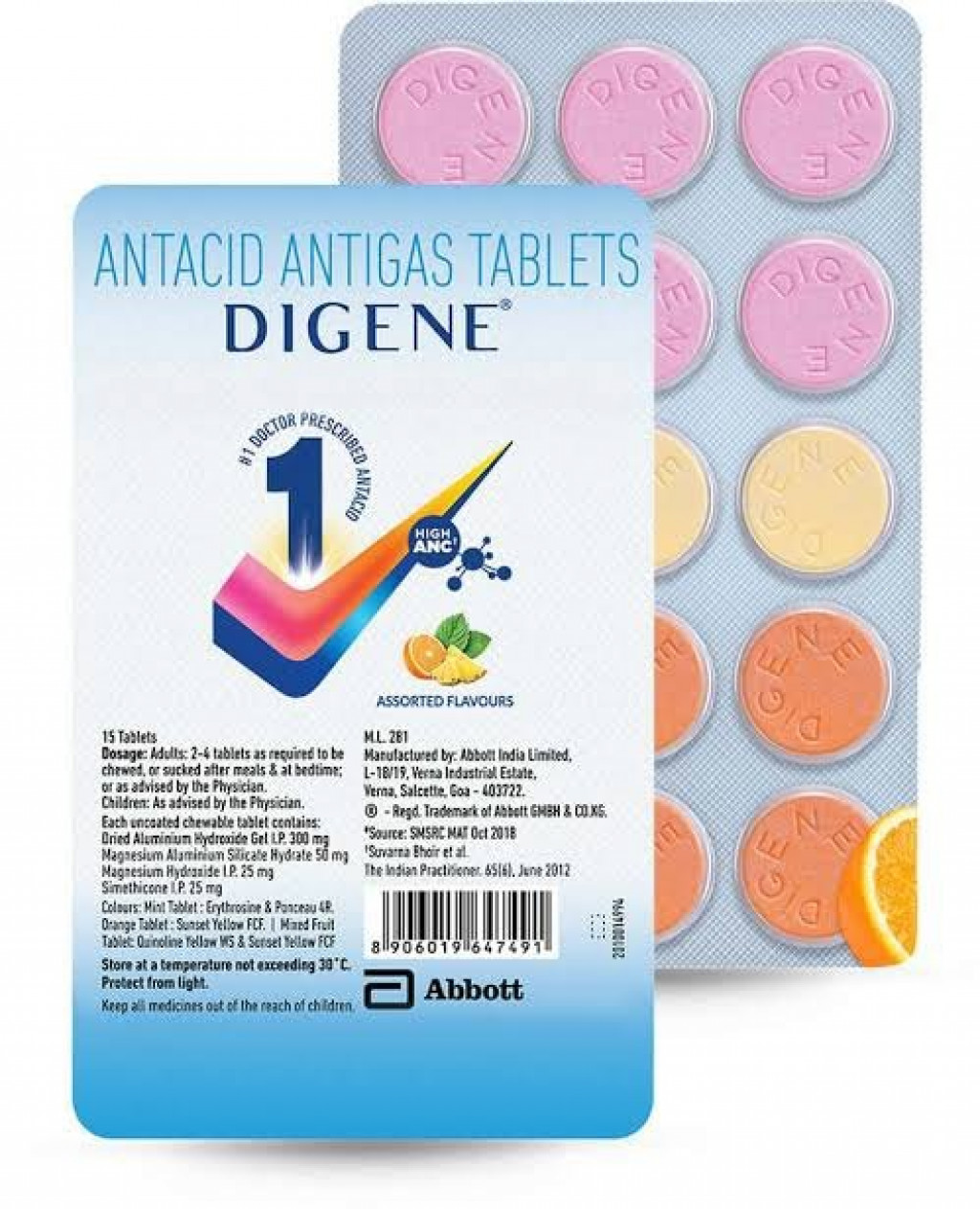 Digene Assorted Tablet